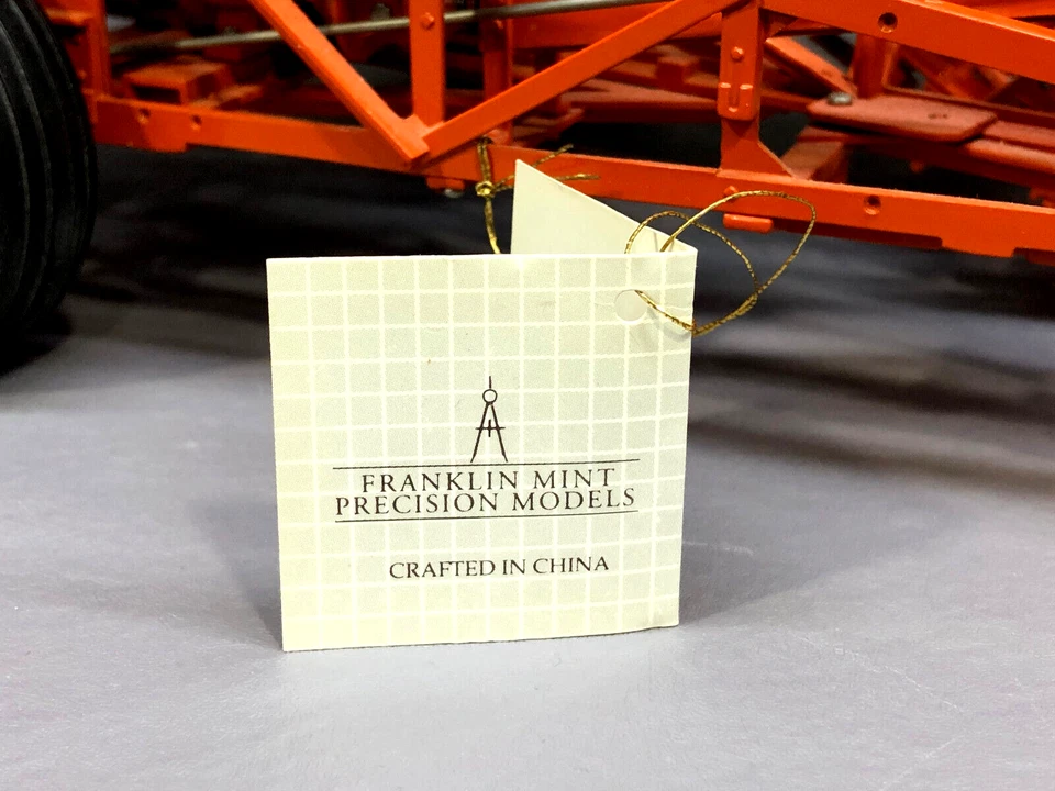 Vtg 2002 Franklin Mint 1:12 Diecast ALLIS-CHALMERS ALL CROP HARVESTER Type 60-A - Image 4 of 4
