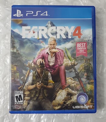 Far Cry 4 (PlayStation 4, 2014) Voted ''Best Shooter'' Clean NEAR MINT Disc