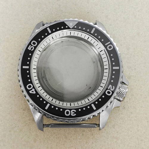 Estuche de reloj de cristal de zafiro bisel de aluminio 42 mm carcasa para movimiento NH35/NH36/4R36 - Imagen 15 de 24