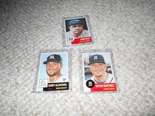 Topps Living Set #100 Babe Ruth #101 Sandy Alcantara #102 Victor Martinez