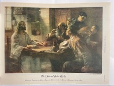 Der Freund Der Niedrigen Vintage 1922 Leon Lhermitte Damen Heftdruck