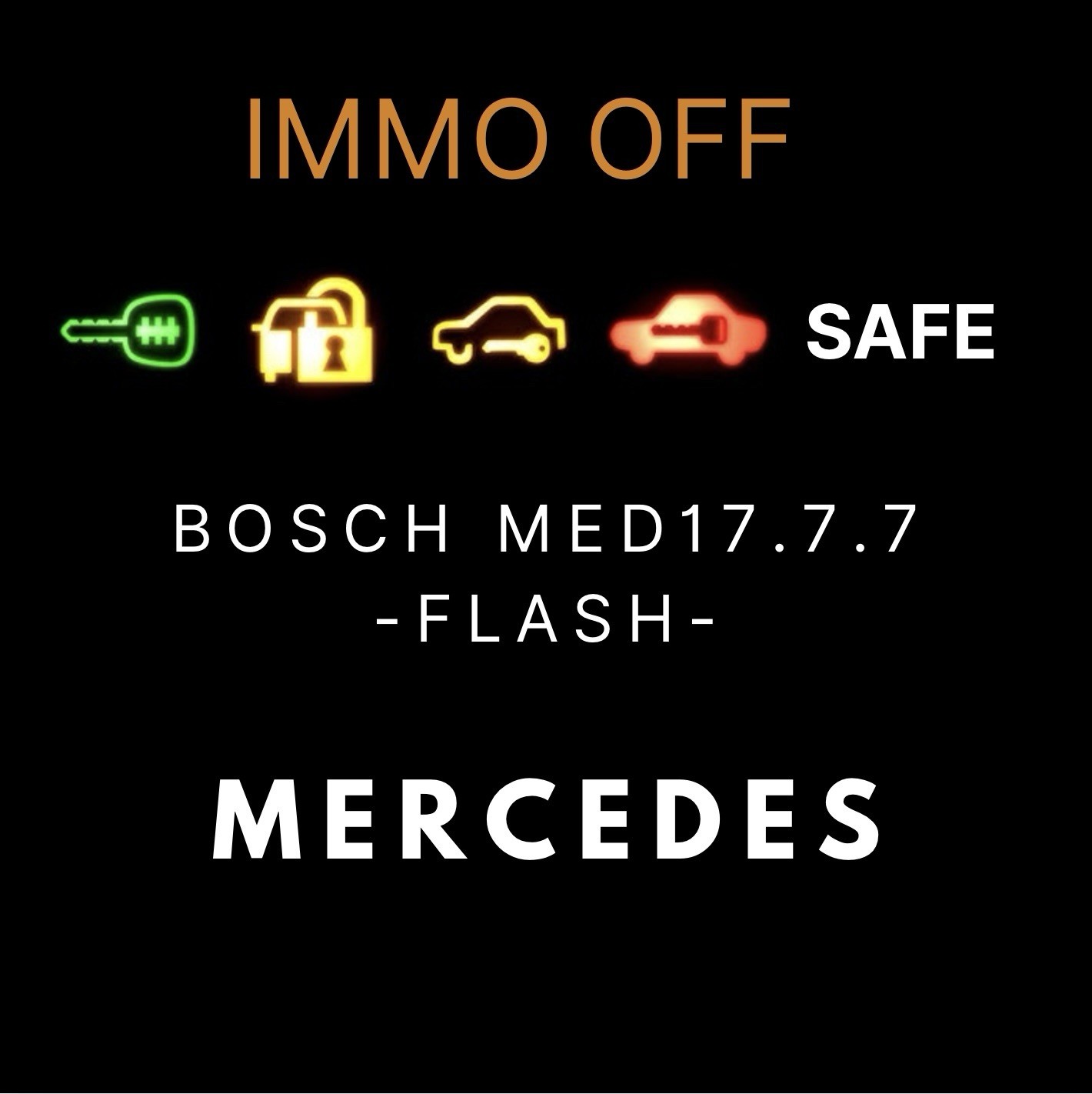 Forfait Immo Off Mercedes Bosch MED17.7.7 via Flash pour calculateur moteur