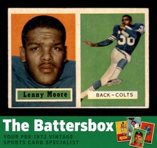 1957 Topps Lenny Moore #128 card