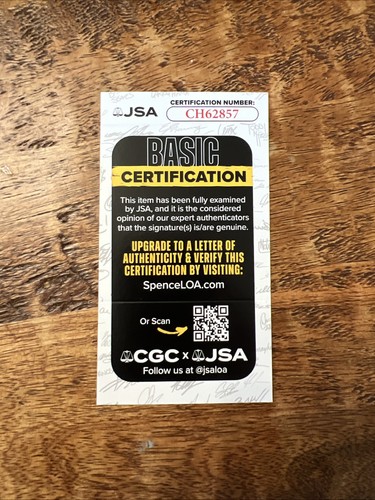 Dan Fouts Quentin Johnston Signed Los Angeles Chargers Football JSA Coa - Picture 6 of 6