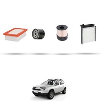 Hoffcar Wartungskit - 4 Filter FüR Dacia Duster 1.5 Dci 79KW Ab 2010