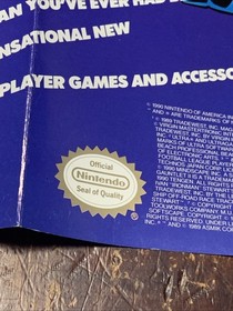 Nintendo Four Score / NES Satellite Poster Insert