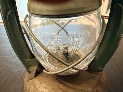 Antique Embury No 1 Little Air Pilot Lantern Kerosene Railroad