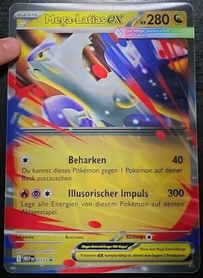 Pokemon Mega-Latias ex | Deutsch XXL Jumbo 3D MEP DE 011 Promo