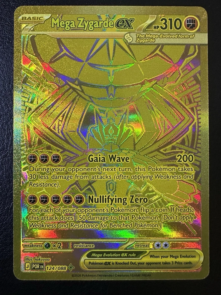Mega Zygarde Ex 124/088 Me03: Perfect Order for sale | eBay