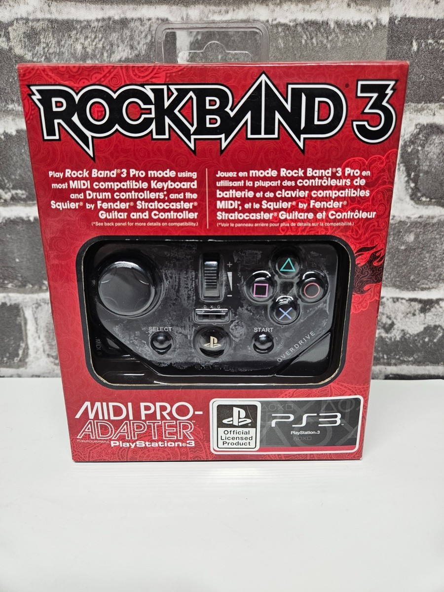 Rock Band 3 MIDI Pro Adapter Sony PlayStation 3 PS3 New in Box