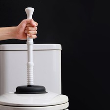 Plastic Toilet Plunger Anti-clogging Drain Cleaner Pipe Dredging Device Bathroom