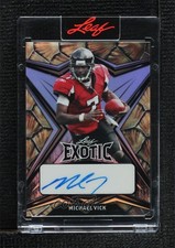 2022 Leaf Exotic Base Auto Turtle 4/5 Michael Vick #EA-MV1 Auto 8d2