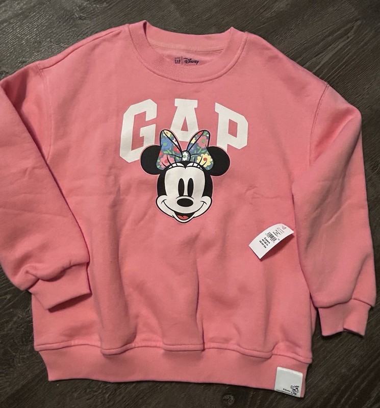 Baby Gap Disney Baby Minnie Mouse Sweatshirt Girls  6 GAP New!