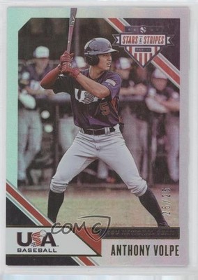 2020 Panini USA Baseball Stars & Stripes 25/25 Anthony Volpe #99 0g4