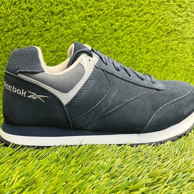 Reebok Leelap Retro Mens 7 Womens Size 9 Navy Blue Steel Toe Work Jogger Shoes