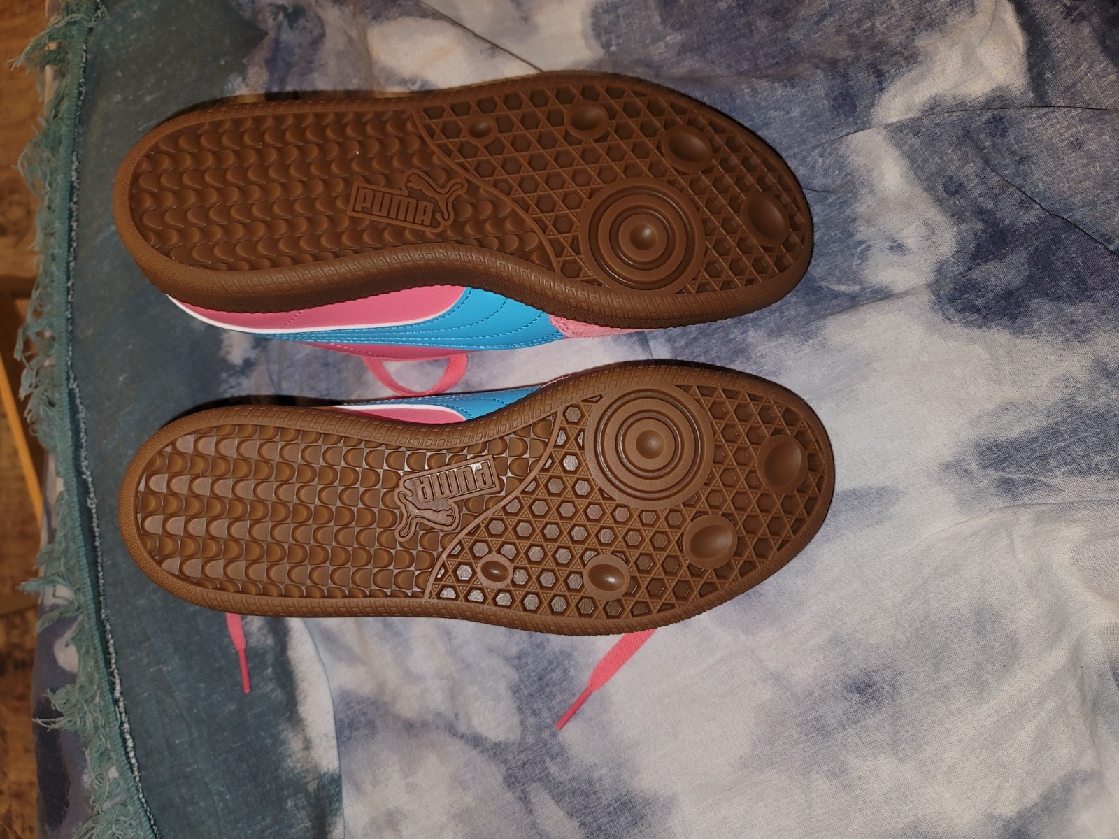 Brand New Puma women's size 7.5 sneakers gummy soles rare retro 7 1/2 nwt PINK image 5