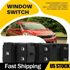 Front Left Driver Side Master Window Switch Assembly For 2019-2021 Kia Forte