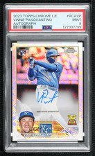 2023 Topps Chrome Logofractor Vinnie Pasquantino PSA 9 MINT Rookie Auto RC