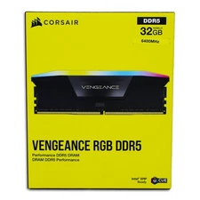 CORSAIR Vengeance RGB 32GB (2 x 16GB) 288-Pin RAM DDR5 6400 CMH32GX5M2N6400C36