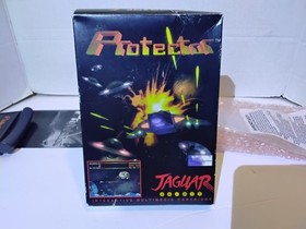 Atari Jaguar PROTECTOR Cartridge (Defender Clone) CIB Authentic RARE