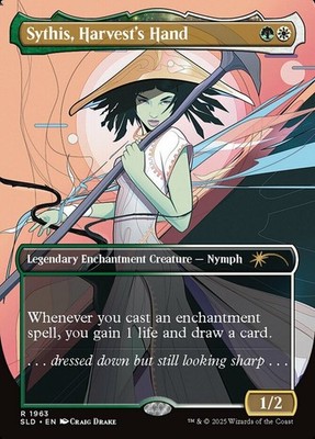 MTG Sythis, Harvest's Hand - Foil, NM-Mint, English Secret Lair Drop Series