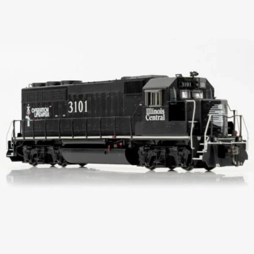 Rapido ~ HO Scale ~ EMD GP40 ~ Illinois Central #3101 ~ DC/Silent ~ 040007 | Zustand: New