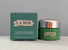 NIB La Mer The Lifting & Firming Mask 7ml / 0.24oz Travel Sz Exp 7/2028