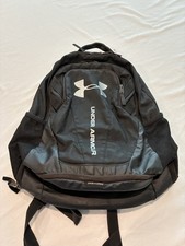 Zaino Under Armour Storm Hustle nero grigio grande scuola laptop palestra borsa
