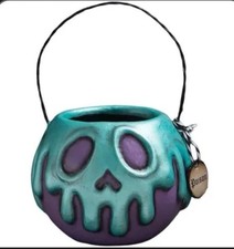 New Bethany Lowe Small Purple Turquoise Poison Apple Bucket Pail Halloween