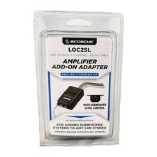 Scosche LOC2SL Line Output Converter with Remote Control Knob - 2CH High/Low RCA