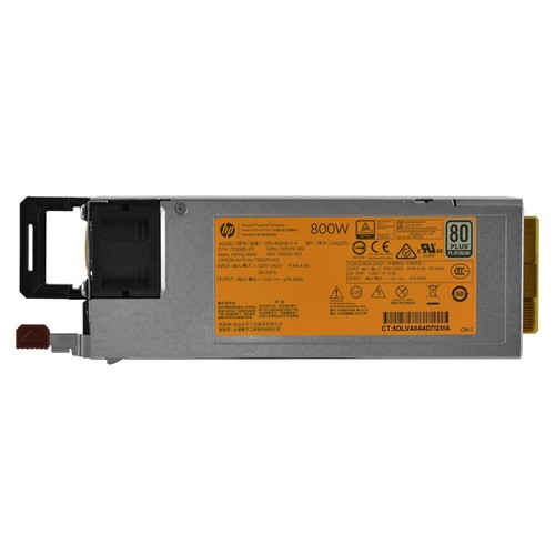 HP 800W Platinum PSU for HP ProLiant G9 Servers (100-240V AC Input) 723599-001 - Picture 3 of 3