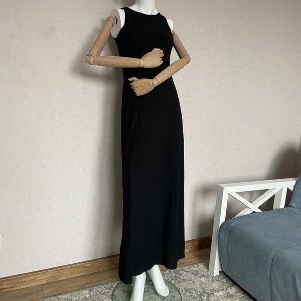 Women Pinko Dress Black Polyester 36 / S / 44