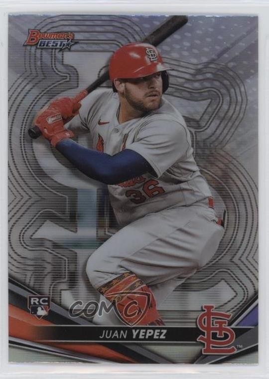 2022 Bowman's Best Refractor Juan Yepez #15 14rt