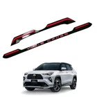 Set Rear Tailgate Trunk Cover Red Line Trim Fits Toyota Yaris Cross '23 - '25