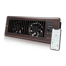 Super Quiet Register Booster Fan for 4" x 12" Register Holes, Smart Register...