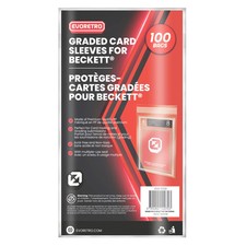 EVORETRO Graded Card Sleeves for Beckett and bumper – Pack of 100