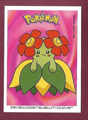 170326F - Pokemon Dunkin Boomer Sticker Karte JOLIFLOR # 182