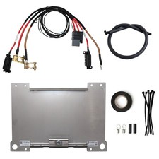 Zweitbatterie Nachrüstsatz mit Trennrelais + unisolierte Polklemmen für VW T5 7E