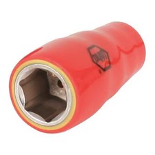 Wiha 31345 1/4 In Drive, 9/16 Hex, Sae Socket