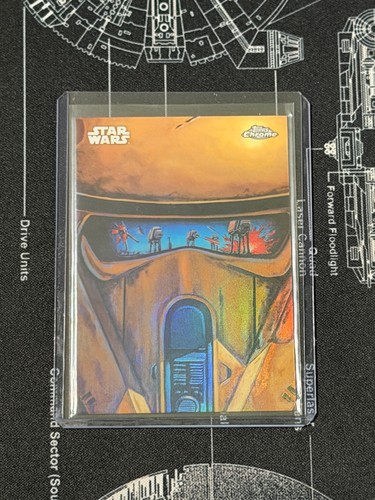 Showdown on Scarif #R-13 Star Wars 2025 Topps Chrome Reflections card
