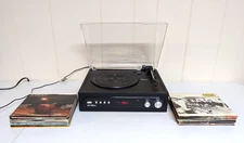 Victrola VTA-65 3-in-1 Bluetooth Record Player FM Radio 36 BONUS 45 RPM records