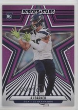 2024 Panini Rookies & Stars Rookies Purple 201/299 AJ Barner #103 0nr3