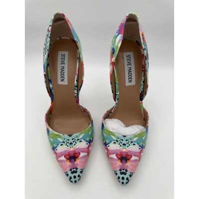 Steve Madden Varcityy Floral Heel Size 7.5