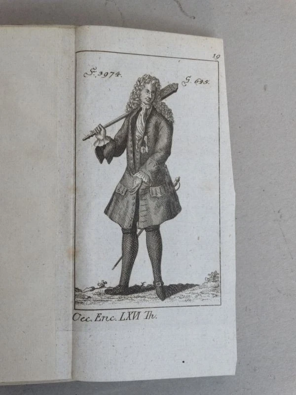 Kostüme Wappen Orden Münzen - 80 Kupferstiche Krünitz oeconom. Encyclopäd. -1800 - Bild 3 von 4