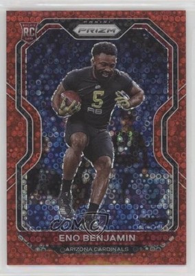 2020 Panini Prizm No Huddle Red /50 Eno Benjamin #324 Rookie RC fz0
