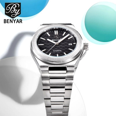 40MM BENYAR Automatic Men's Luxury Watch Diver 30M Waterproof Stainless Gift NEW