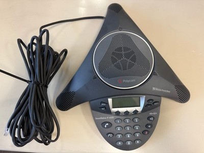 Polycom SoundStation IP 6000 Full Duplex IP Conference Phone - Black