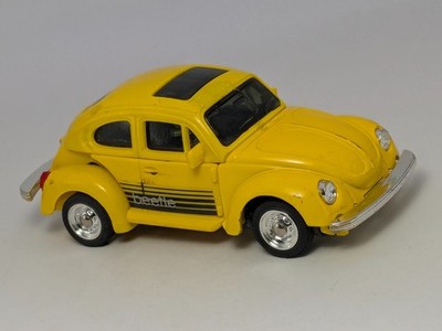 Vintage 1984 Super Gobots Bug Bite Yellow VW Volkswagen Beetle Bandai Tonka