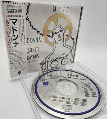 Madonna Remixed Prayers Japan Exclusive  Rare Vintage CD 20P2-2900 w/OBI 1989