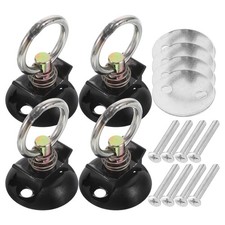 4 Pcs Truck Tie down Anchor Points Utv System Snowmobile Lawn Mower for Trailer